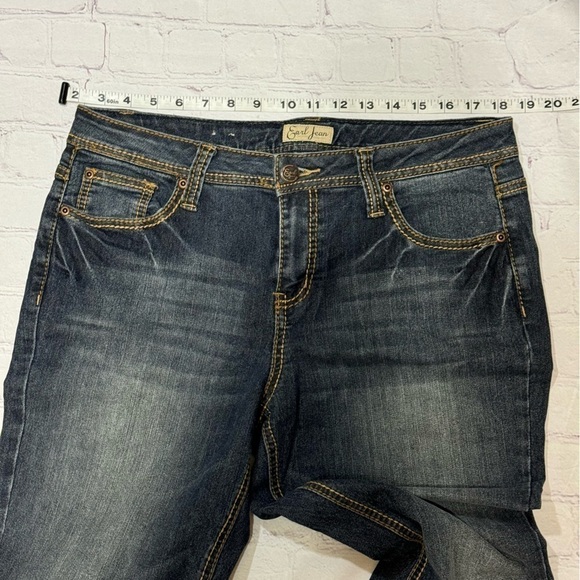 EARL JEANS straight fit dark wash denim women’s pants in size 12 western EUC - Picture 7 of 13